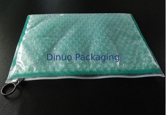 Kantong Gelembung Ritsleting Plastik Bening Perekat Yang Kuat Dengan Pencetakan Copperplate