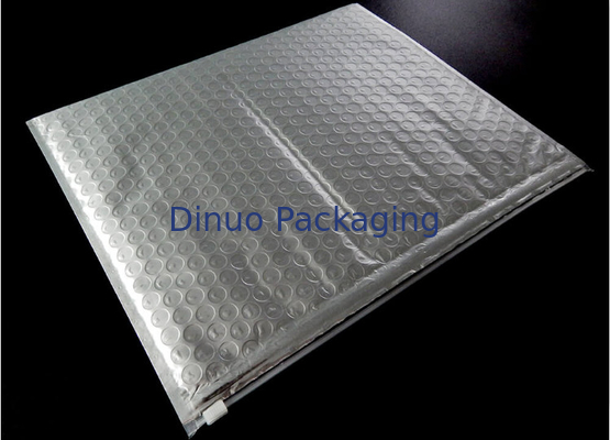 8x12 &#39;&#39; Kontainer Banyak pengiriman Laut Metalik Foil Padded Amplop Mailer Ongkos Kirim Ritsleting Tas Gelembung