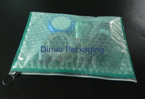 Kantong Gelembung Ritsleting Plastik Bening Perekat Yang Kuat Dengan Pencetakan Copperplate