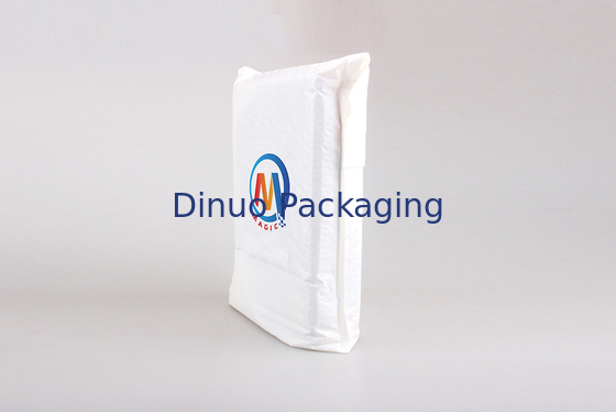 White Padded Bubble Poly Mailer Amplop Untuk Belanja Online / Pengiriman Ekspres