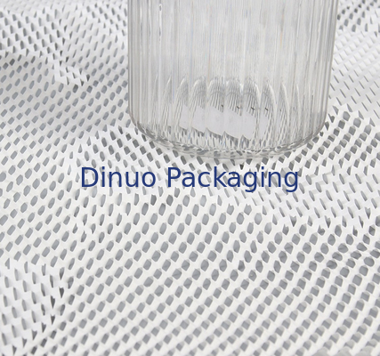 Kertas Pembungkus Honeycomb Putih yang Dapat Didaur Ulang 50cm * 100m