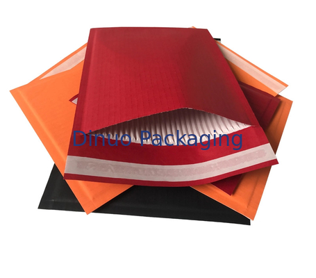 Lapisan UV Kraft Mailer Amplop Panas Meleleh Penutupan 10mm Diameter