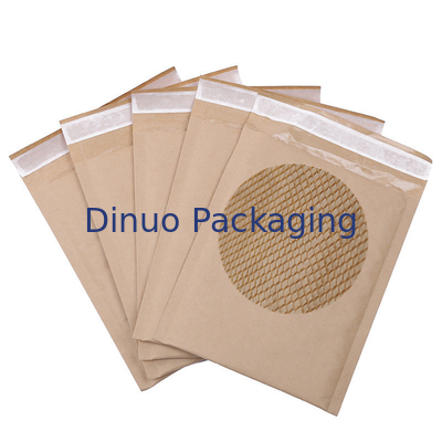 Daur Ulang Kraft Honeycomb Paper Padded Mailer Self Adhensive Tape