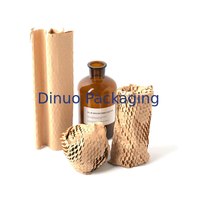 Daur Ulang Kraft Honeycomb Paper Padded Mailer Self Adhensive Tape
