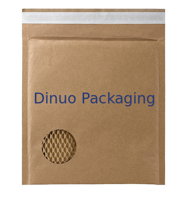 Amplop Empuk Daur Ulang yang Disesuaikan Kraft Honeycomb Paper Mailer