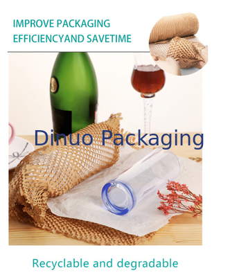 Eco Honeycomb Cushion Paper Padded Mailer Untuk Kemasan Bungkus Barang