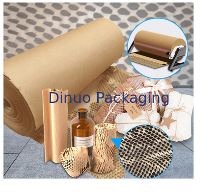 Eco Honeycomb Cushion Paper Padded Mailer Untuk Kemasan Bungkus Barang