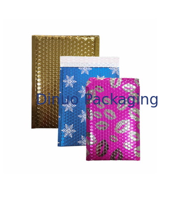 Holographic Bubble Foil Shipping Mailing Bags Amplop Empuk Metalik
