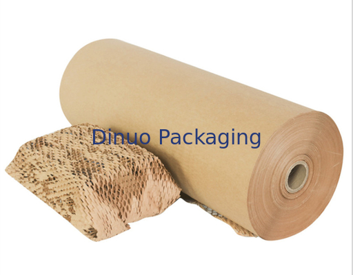 50cm * 120m Brown Honeycomb Packing Paper Didaur Ulang