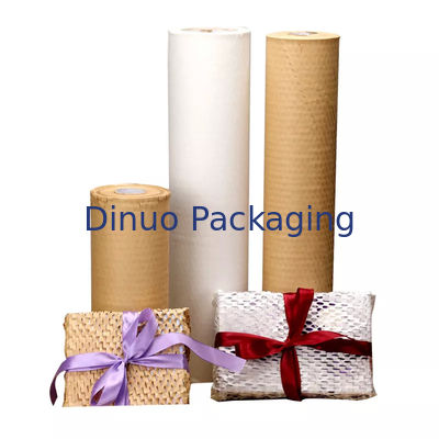 Woodpulp Biodegradable Honeycomb Kraft Paper Cushioning Pelindung Honeycomb Ball