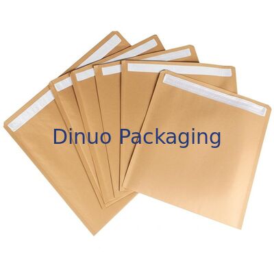 60 sampai 180gm Kraft Bubble Mailers tahan lama Self sealing Padded Mailing Bags Ideal untuk kemasan yang aman dan transportasi yang aman