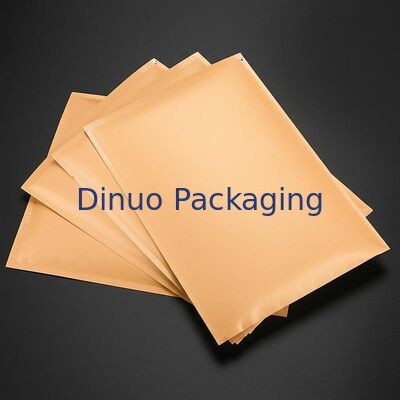 Custom Logo Kraft Bubble Mailers Self-Sealing Lightweight Padded Mailers Dirancang untuk Pengiriman Aman Barang Rendah