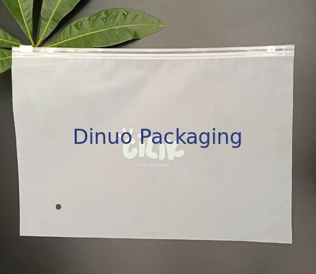 Eco-Friendly Food-Safe Reusable CPE Frosted Zipper Bag Storage For Clothing Dokumen