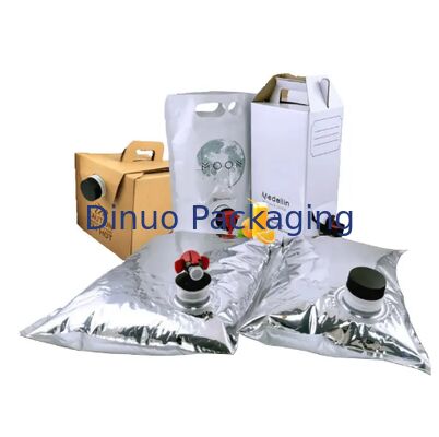 Premium Bag In Box Liquid Bag Food Grade Leakproof Aluminized Clear Untuk Penyimpanan Cairan