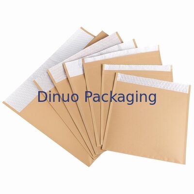 Low Density Polyethylene Kraft Bubble Mailers Amplop tahan lama dengan Ketebalan Kraft 60 sampai 180gsm Ideal untuk kemasan dan pengiriman yang aman