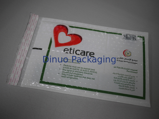 Shockproof Poly Bubble Paket Envelope / Padded Shipping Bags 7.25 